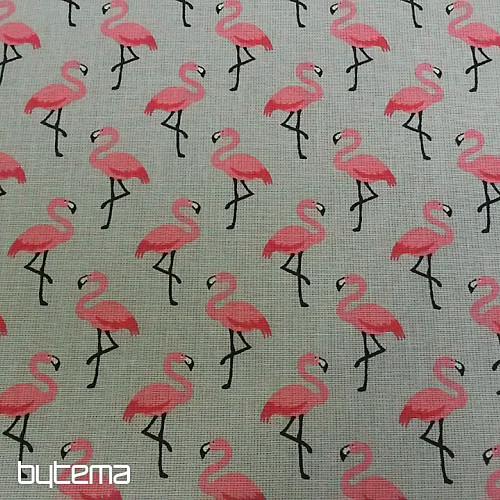 Tessuto decorativo FLAMINGO grigio