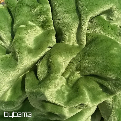 Lenzuolo in microflanella DORMIRE BENE verde - kiwi