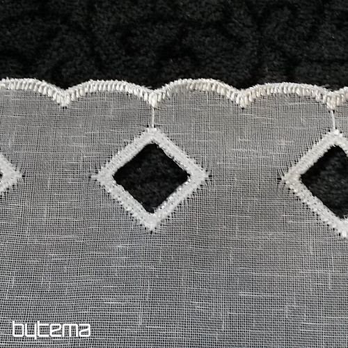 Tenda ricamata 309 bianca