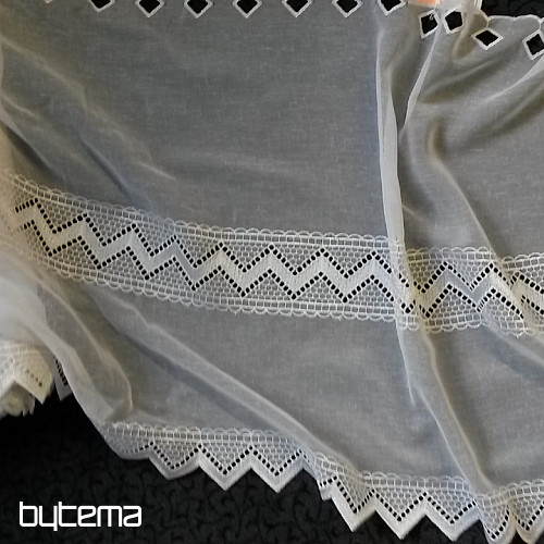 Tenda ricamata 309 bianca
