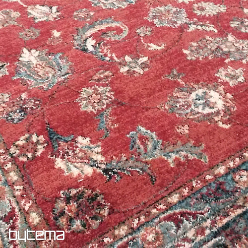 Lussuosi tappeti in lana ROYAL all-over color rosso fiore