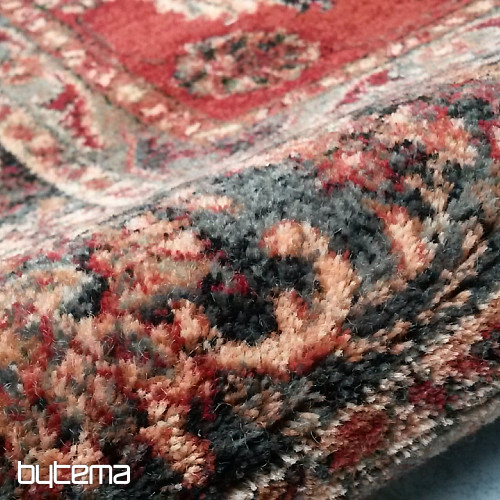 Lussuosi tappeti in lana ROYAL all-over color rosso fiore