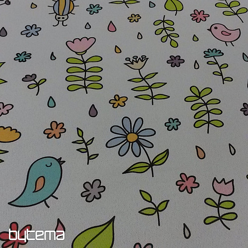 Tessuto decorativo 10027-05 UCCELLI