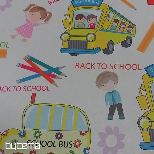 Tessuto decorativo 10027-03 RITORNO A SCUOLA