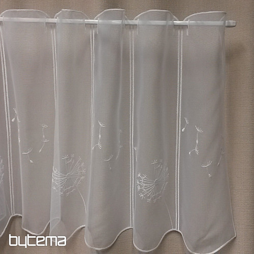 Tenda in vetro colorato ricamato Dandelion Gerster 11456