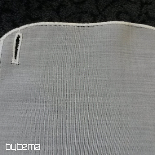Tenda in vetro colorato 11566 bianco