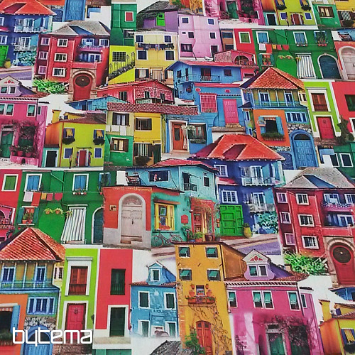 Tessuto decorativo CASAS digitale