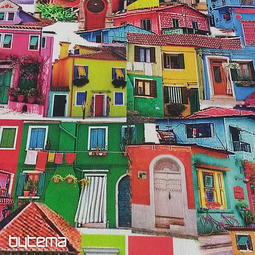 Tessuto decorativo CASAS digitale