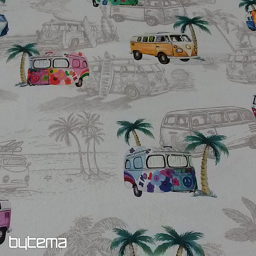 Tessuto decorativo FLORIDA SURF LIFE digitale