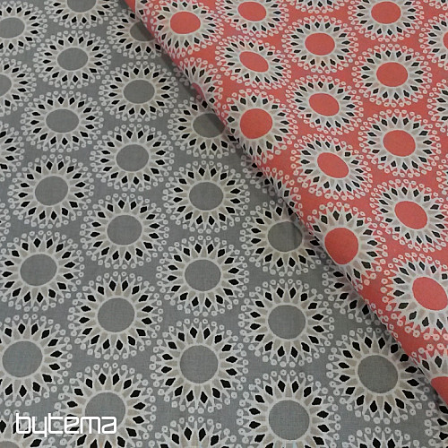 Tessuto di cotone grigio MALAWA