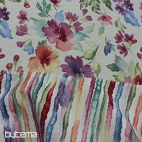 Tessuto per arazzo PASTEL STRIPE