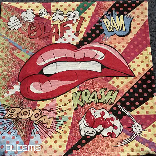 Fodera per cuscino arazzo COMICS LIPS