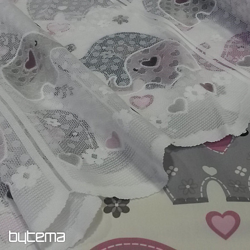 Tessuto decorativo per bambini ELEFANTI II