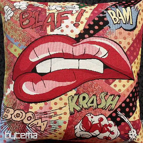 Fodera per cuscino arazzo COMICS LIPS
