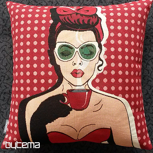 Fodera per cuscino arazzo DONNA COMICS I