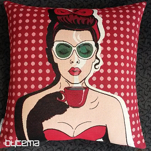 Fodera per cuscino arazzo DONNA COMICS I