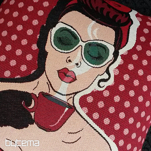 Fodera per cuscino arazzo DONNA COMICS I