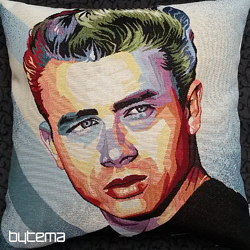 Fodera per cuscino con arazzo James Dean dei COMICS