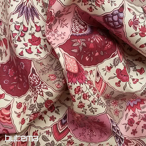 Tessuto decorativo FOLKLÓR 2 rosa