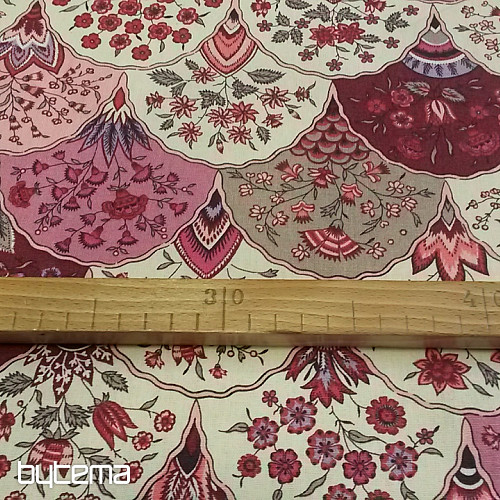 Tessuto decorativo FOLKLÓR 2 rosa
