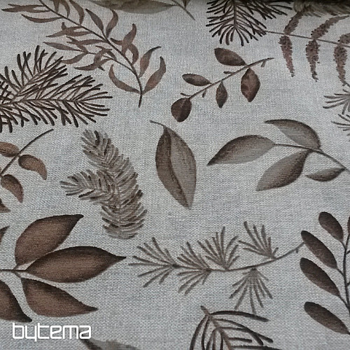Tessuto decorativo FELCE MARRONE