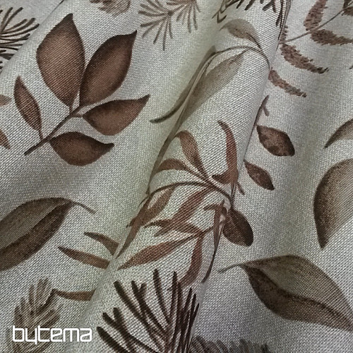 Tessuto decorativo FELCE MARRONE