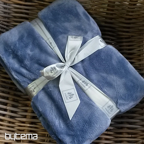 coperta morbida RELAX blu-grigio 23