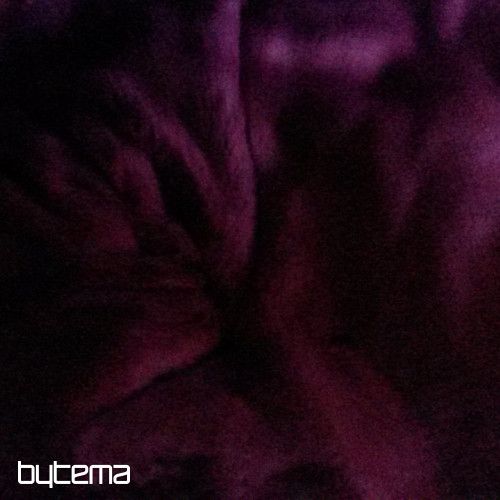 Lenzuolo in microflanella DORMIRE BENE al buio. viola