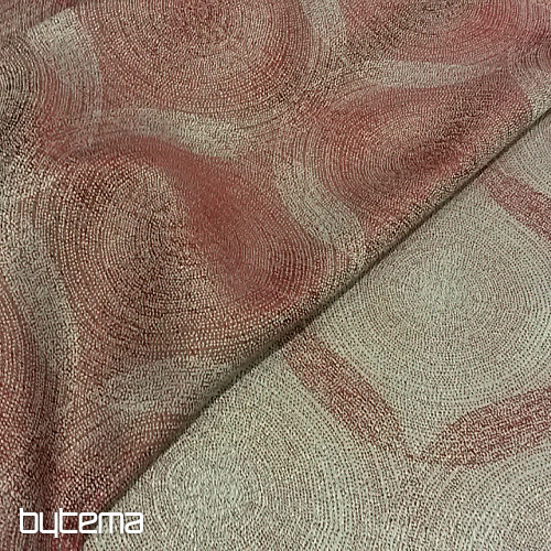 Tessuto decorativo PATNA 33 rosso/bordeaux