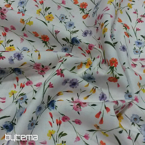 Tessuto di cotone JARDINS C multicolore
