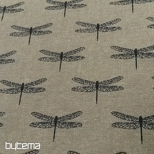 Tessuto decorativo NATURE DRAGONFLY