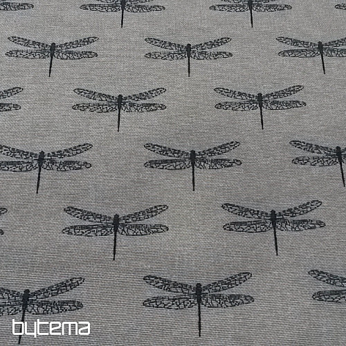 Tessuto decorativo NATURE DRAGONFLY