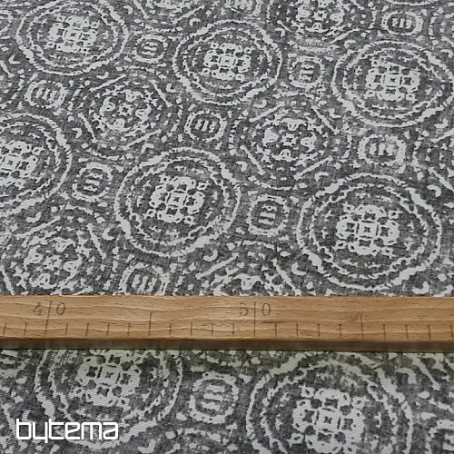 Tessuto decorativo CANCUN grigio