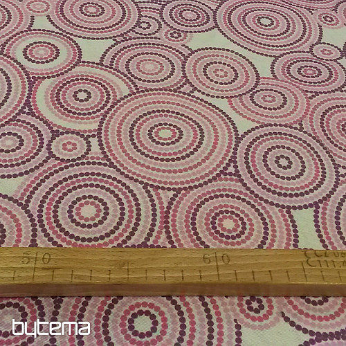 Tessuto decorativo MANDALA ECO lilla
