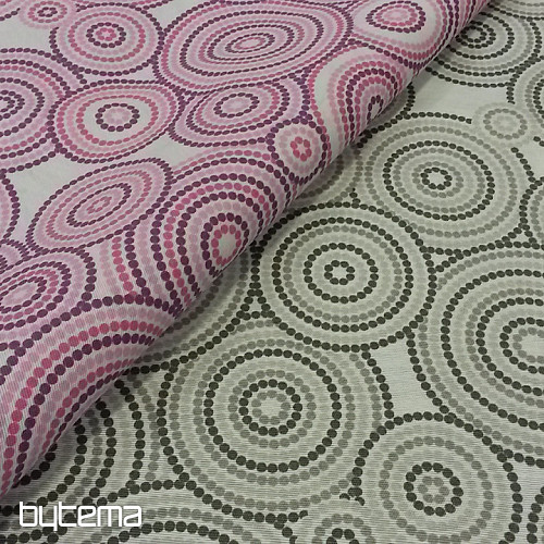 Tessuto decorativo MANDALA ECO lilla