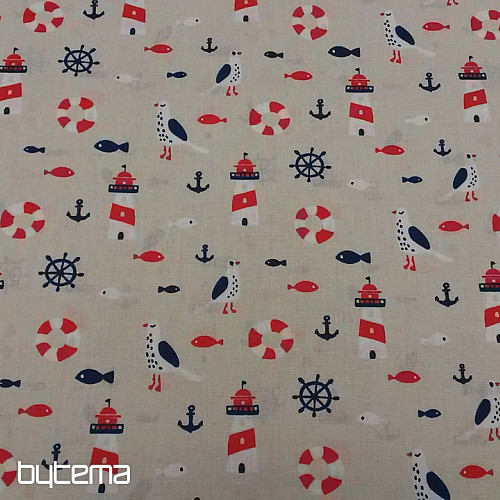 Tessuto decorativo MAJÁKY beige