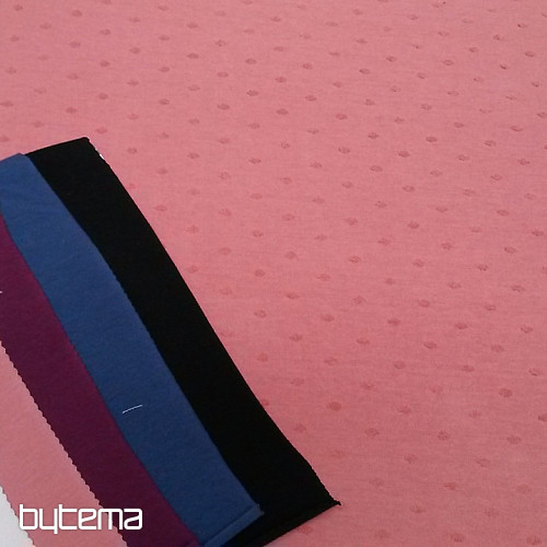 Maglia di cotone RILIEVO corallo