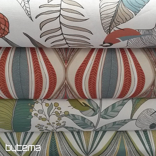 tessuto arredo ROMBOS marrone