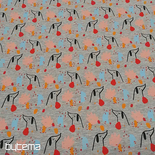 Maglia di cotone stampa PEJSCI grigia
