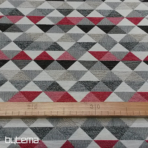rivestimento in tessuto LUSA triangolo rosso