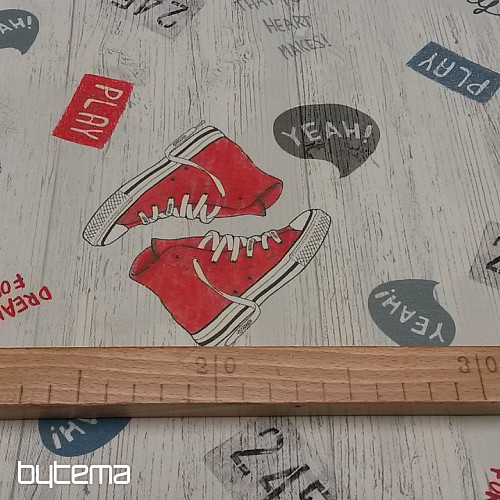 SNEAKERS in tessuto decorativo per bambini