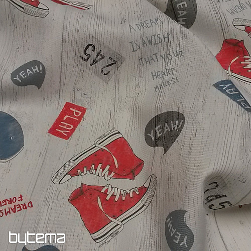 SNEAKERS in tessuto decorativo per bambini