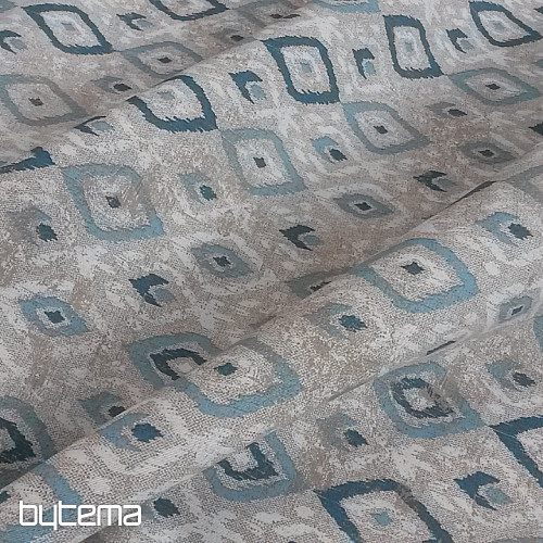 Tessuto decorativo TULUM ROMBO turchese