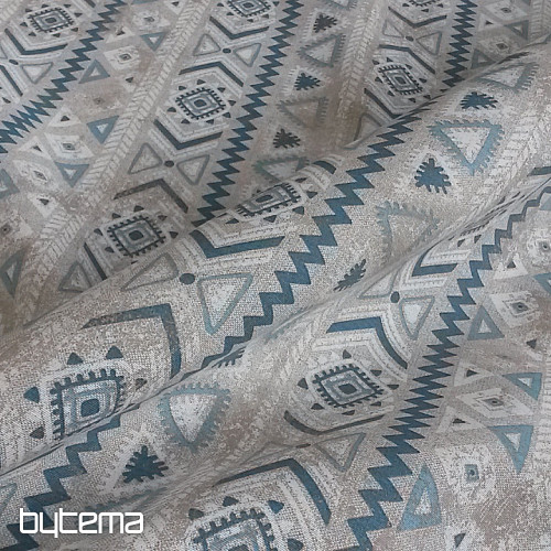 Tessuto decorativo TULUM MAYA turchese