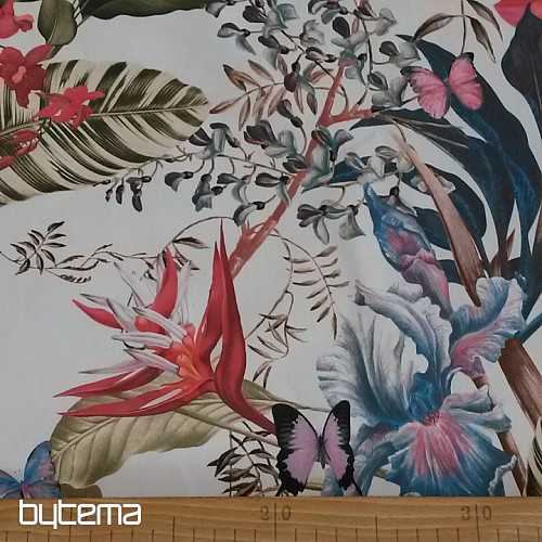 Tessuto decorativo SOLA bianco