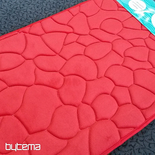 Tappetino da bagno TILES ROSSO