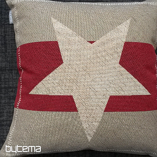 Fodera per cuscino arazzo RED STAR 2