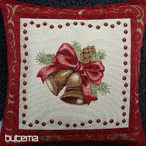 Copricuscino con decorazione natalizia BELL IN A FRAME