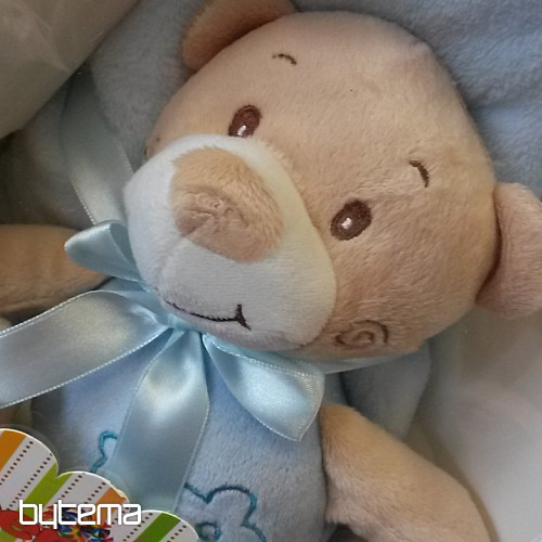 Set regalo per bambini con orsetto blu