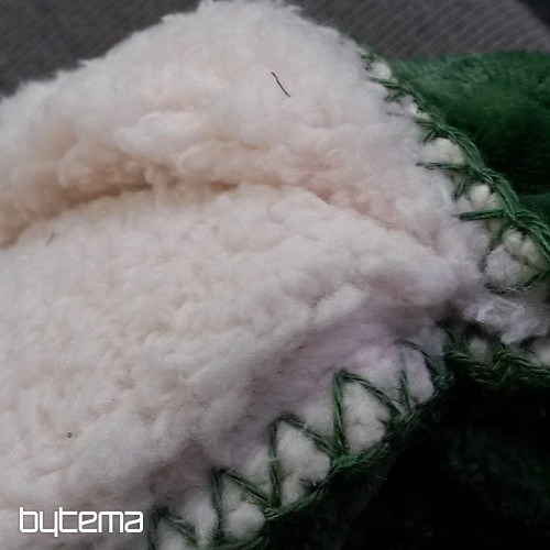 coperta in microfibra EXTRA SOFT SHEEP velluto a coste - verde
